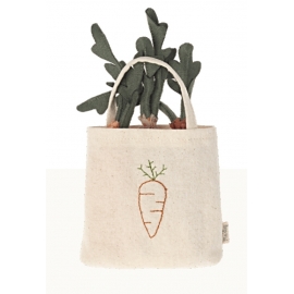Einkaufstasche mit drei Karotten/carrots in shopping bag, Maileg