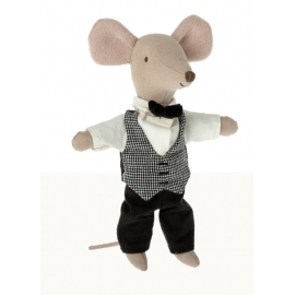 Großer Bruder Kellner Maus/waiter mouse, Maileg