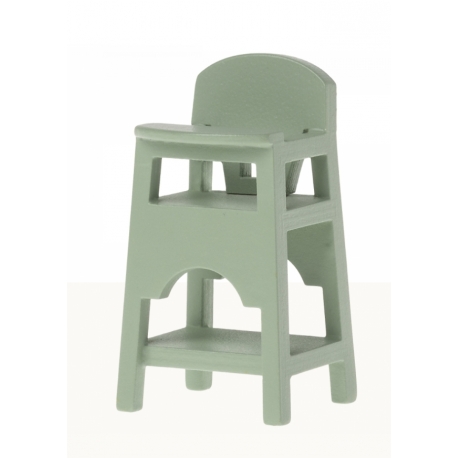 Hochstuhl, Maus - Minze /Hight chair, Mous-Mint, Maileg