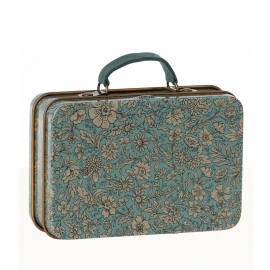 Koffer, Blossom - Blau /Small suitcase, Blossom -Blue, Mailleg