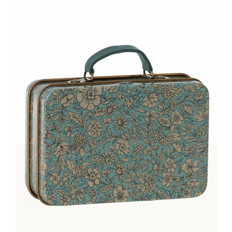 Kleiner Koffer, Blossom - Blau /Small suitcase, Blossom -Blue, Mailleg