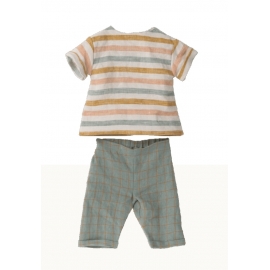 Kleider Set für Hase, Größe 4 /Pants and Shirt, Size-4, Maileg