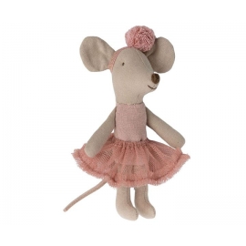 Kleine Schwester. Ballerina Maus  - Rose /Ballerina mouse, little sister-Rose, Maileg