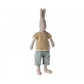 Hase Größe 3, Klassik - Kurzarmpullover & Hose /Rabbit size 3, Classic - Knitted shirt and pants , Maileg