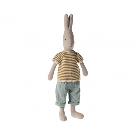 Kaninchen Größe 3, Classic - Strickhemd und -hose /Rabbit size 3,  Rabbit size 3, Classic - Knitted shirt and pants , Maileg