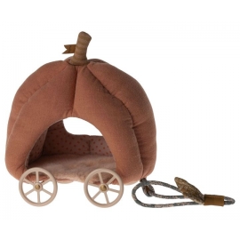 Kürbiskutsche, Maus / Pumpkin carriage, Mouse, Maileg