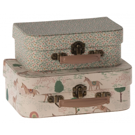 Koffer Set, 2 versch. /Suitcase set, 2 pcs, Maileg