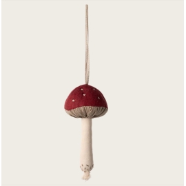 Pilz Ornament,  Rot/ Mushroom ornament - Red/ Mushroom ornament - Red, Maileg