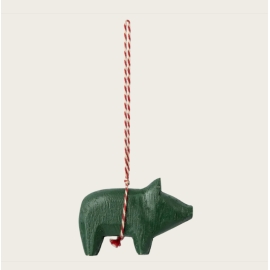 Schweinchen, Holzornament/  Wooden ornament, Small pig, Maileg