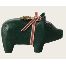 Kerzenhalter Schweinchen, klein/ Candle holder, Small pig