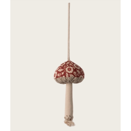 Pilz Ornament, Winterblume - Rot