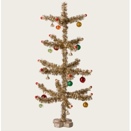 Weihnachtsbaum -gold, rot und grün/ Christmas tree, gold - red and green decoration, Maileg