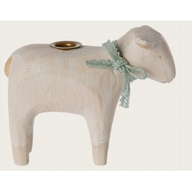 Kerzenhalter, Lamm - Minze (ohne Kerze)/ Candle holder, Lamb - Mint, Maileg