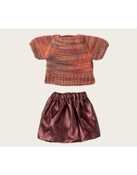 Rock und Strickbluse, Mama Maus