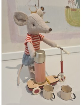 3- teiliges Set, "Abenteuer auf dem Roller", Maileg
