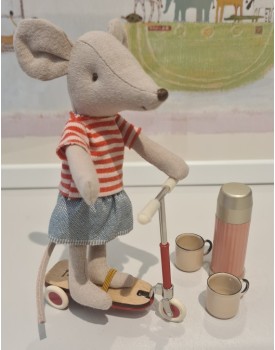 3- teiliges Set, "Abenteuer auf dem Roller", Maileg
