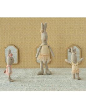 Kaninchen Gr. 1, Klassisch - Ballettanzug und Rock creme