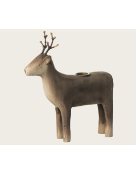 Kerzenhalter, Großes Rentier/ Candle holder, Large reindeer