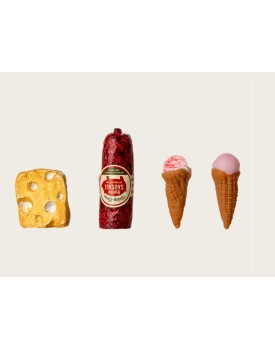 Kühlschrank, Maus - Creme/ Fridge, Mouse - Off white