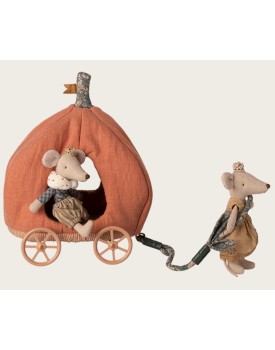 Kürbiswagen, Maus, Height/ Pumpkin carriage, Mouse