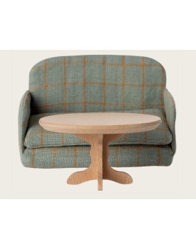Ovaler Couchtisch, Maus - Natur