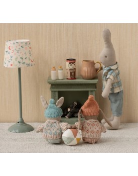 Winterhase, Micro - Braun - Rosa
