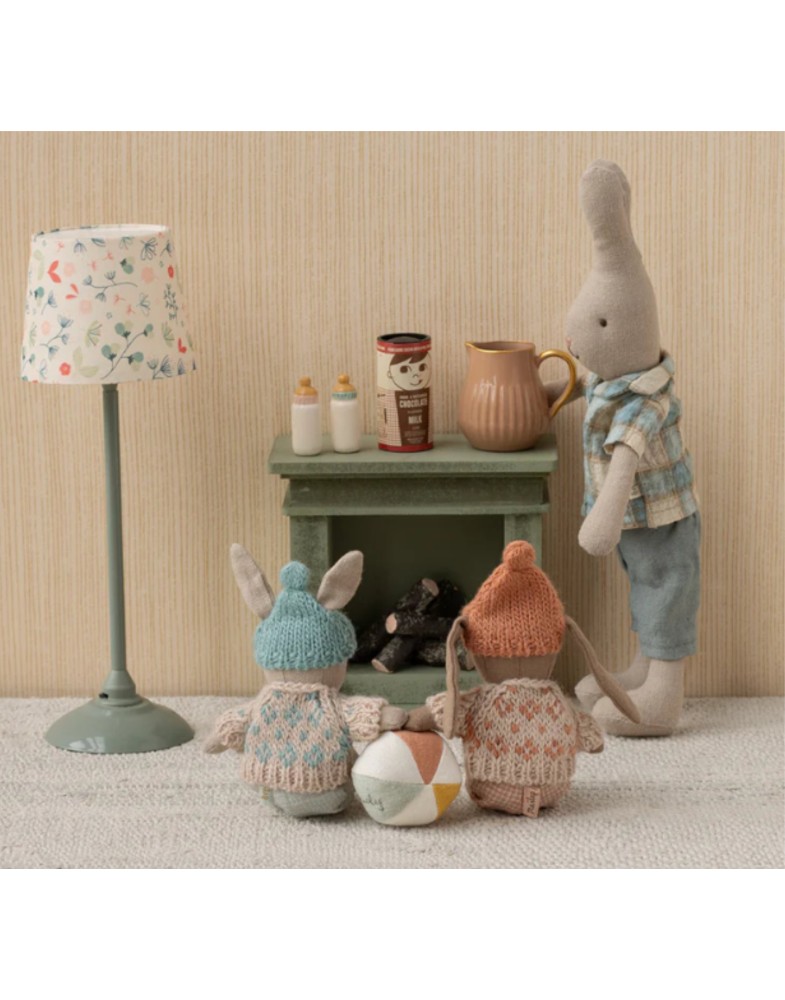 Winterhase, Micro - Braun - Rosa Winterhase, Micro - Braun - Rosa