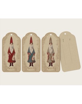 Geschenkanhänger, Nikolaus 12 Stk.