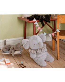 Schlafende Kätzchen Plüsch, Medium - Schwarz