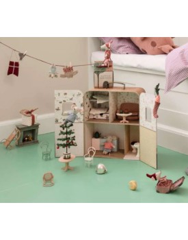 Tragbaren Haus -SuitCasa, Kleine Schwester und Bruder Maus