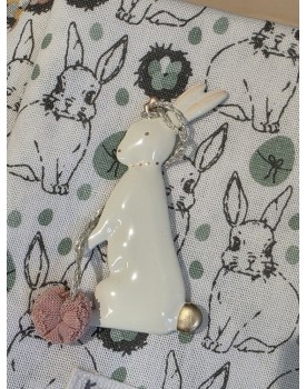 Geschirrtuch Ostern –  Häschen (Grün),  Krasilnikoff  Danish Design