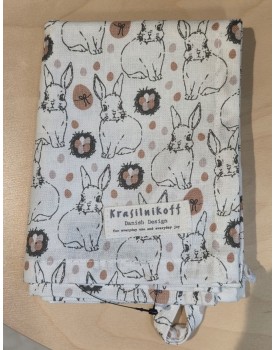 Geschirrtuch Ostern –  Häschen (Rosa),  Krasilnikoff  Danish Design