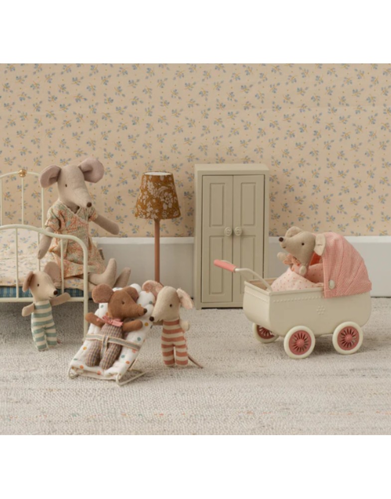 Kinderwagen, Maus - Koralle