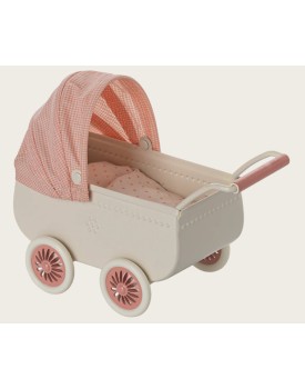 Kinderwagen, Maus - Koralle