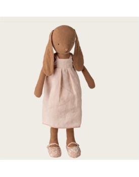 Hase, Größe 3 - Schokoladenbraun- Kleid und Schuhe