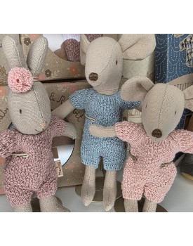 Strickanzug, Mikro/ Knitted suit, Micro - Heather