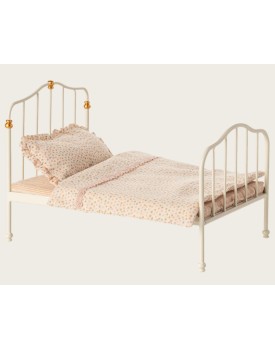 Vintage Bett, Maus - Cremefarben