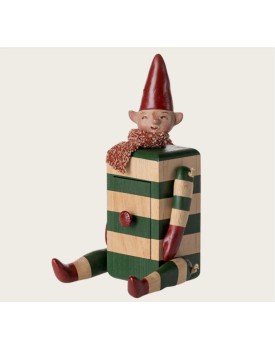 Elf mit Schublade - Grün