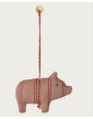 Stoffornament, Schwein – Gestreift
